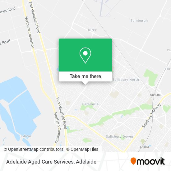 Mapa Adelaide Aged Care Services