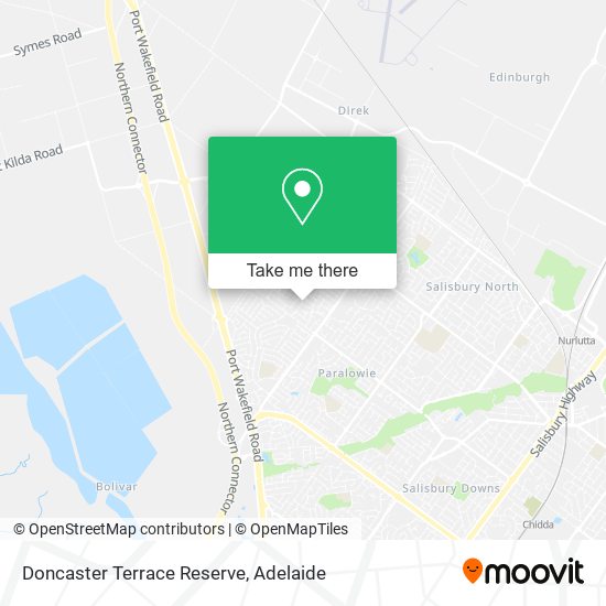 Doncaster Terrace Reserve map