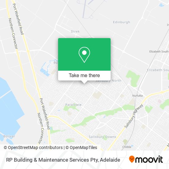 Mapa RP Building & Maintenance Services Pty