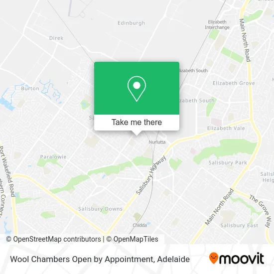 Mapa Wool Chambers Open by Appointment