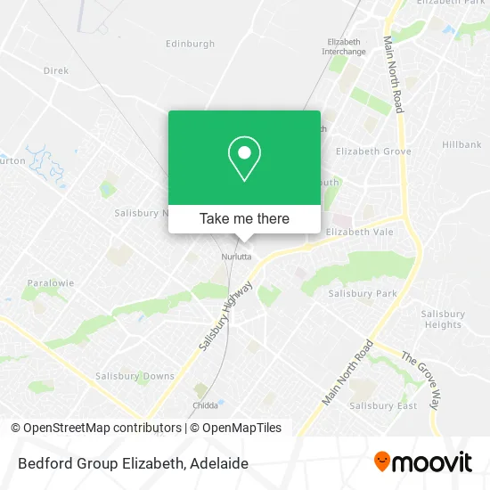 Bedford Group Elizabeth map