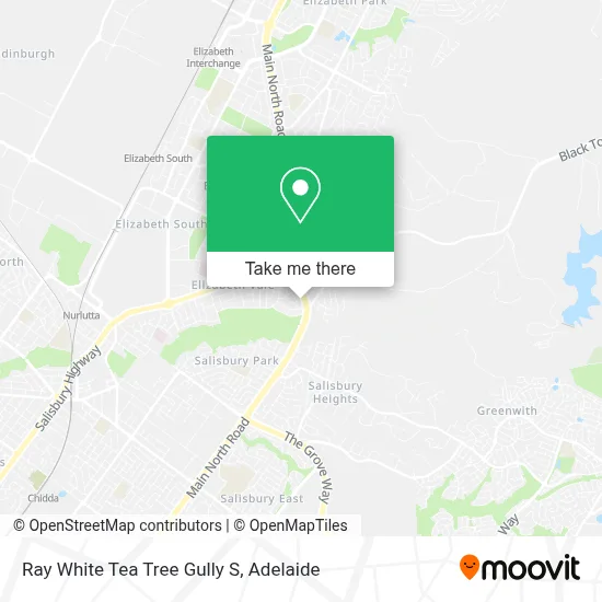 Mapa Ray White Tea Tree Gully S