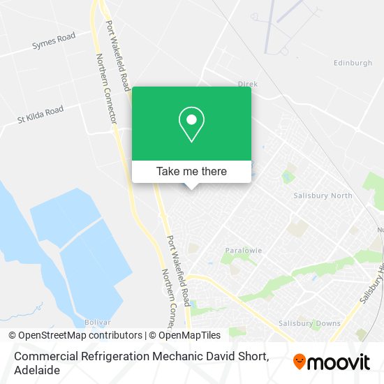 Commercial Refrigeration Mechanic David Short map