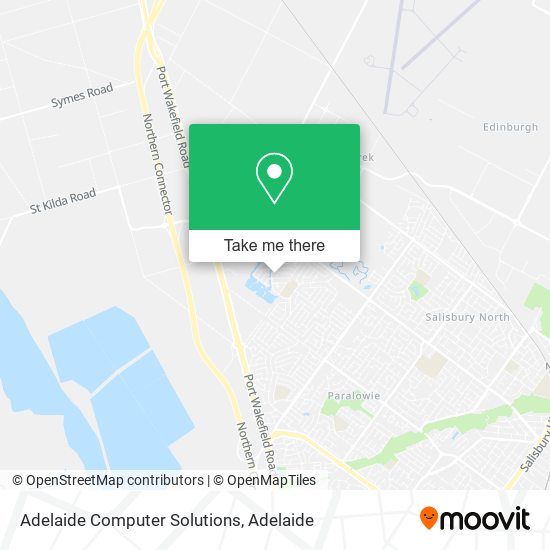 Adelaide Computer Solutions map