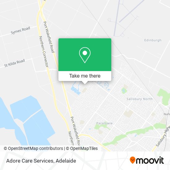 Adore Care Services map