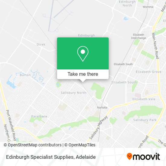 Mapa Edinburgh Specialist Supplies