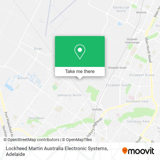 Lockheed Martin Australia Electronic Systems map