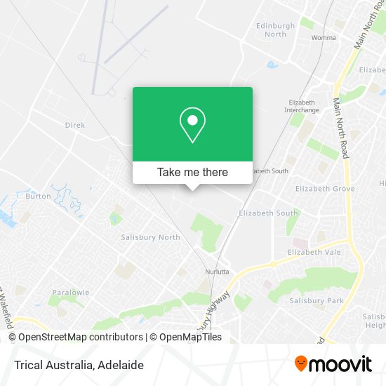 Trical Australia map