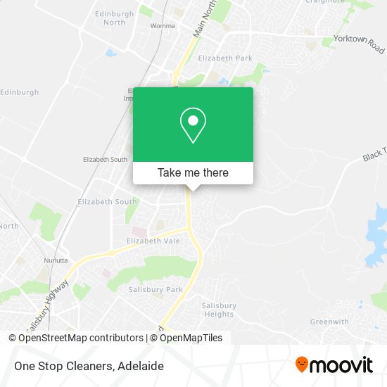 One Stop Cleaners map