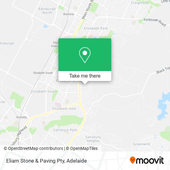Eliam Stone & Paving Pty map