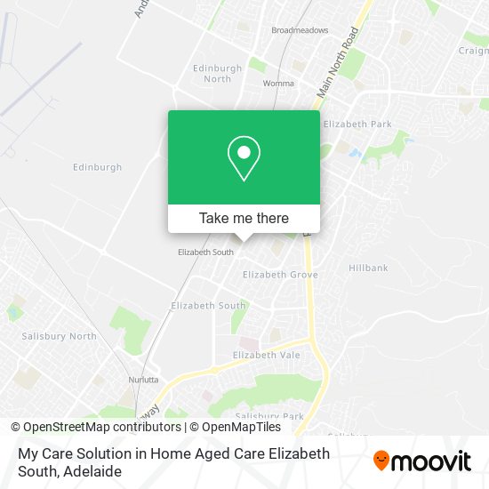 My Care Solution in Home Aged Care Elizabeth South map