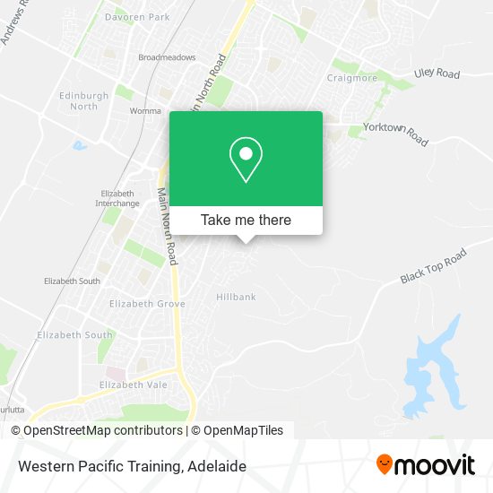 Western Pacific Training map