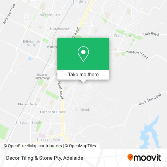Decor Tiling & Stone Pty map