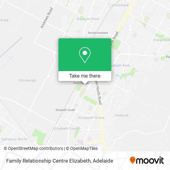 Mapa Family Relationship Centre Elizabeth