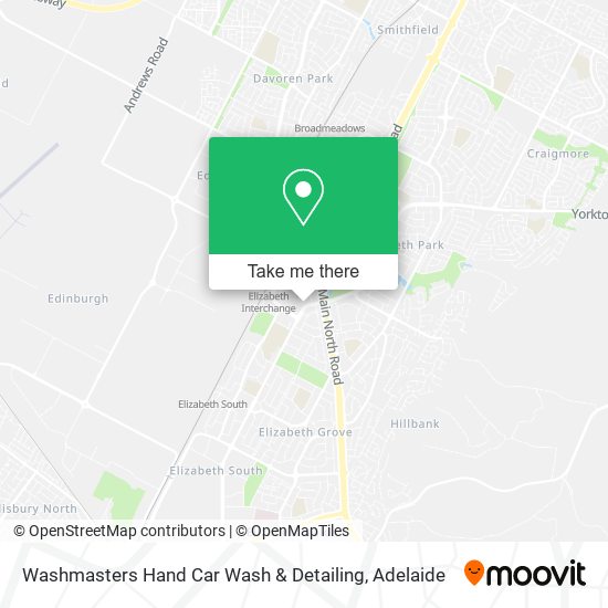 Washmasters Hand Car Wash & Detailing map