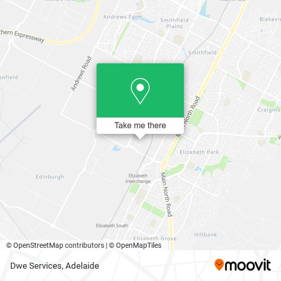 Dwe Services map