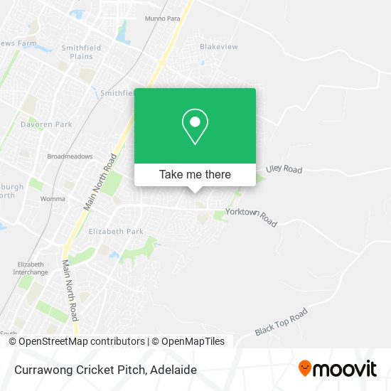 Currawong Cricket Pitch map