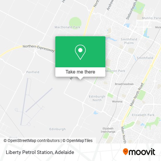 Liberty Petrol Station map