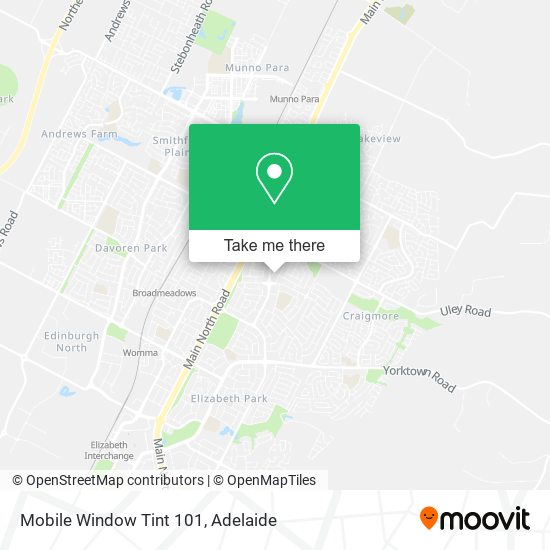 Mapa Mobile Window Tint 101