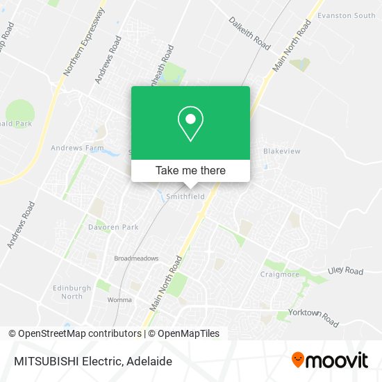 MITSUBISHI Electric map