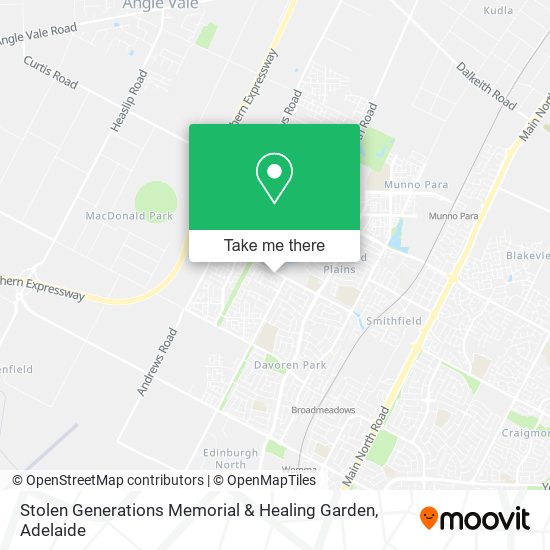 Stolen Generations Memorial & Healing Garden map