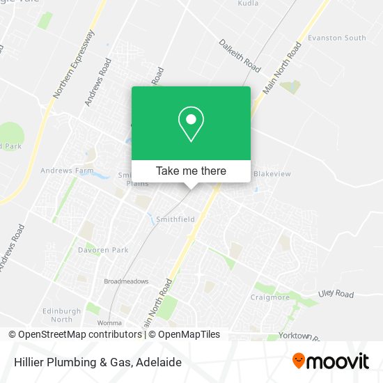 Mapa Hillier Plumbing & Gas