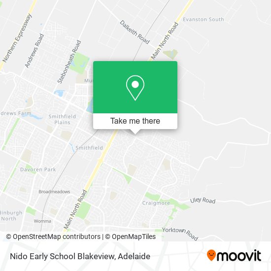 Nido Early School Blakeview map