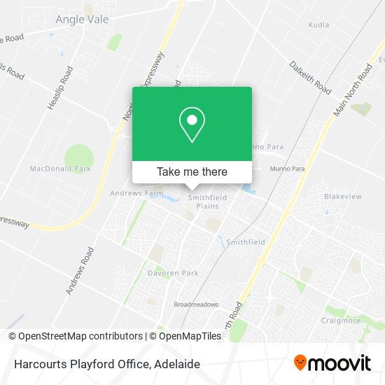 Harcourts Playford Office map