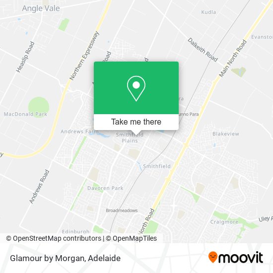 Glamour by Morgan map