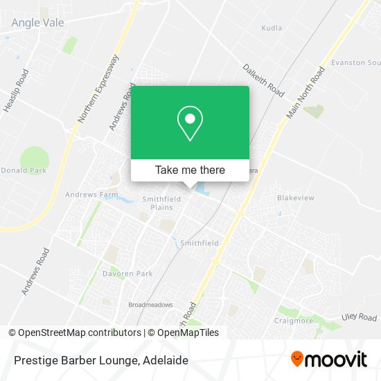 Mapa Prestige Barber Lounge