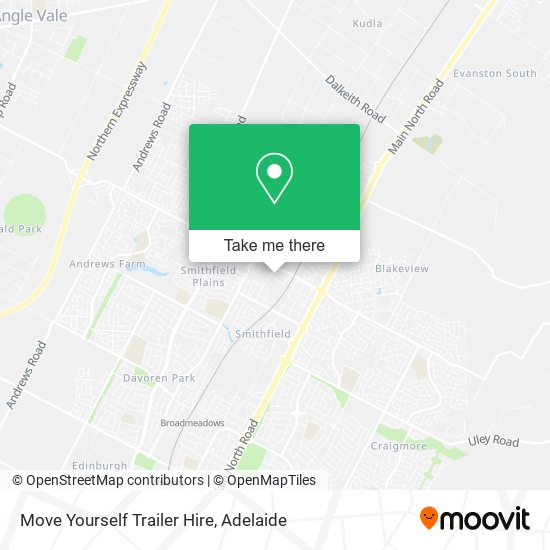 Move Yourself Trailer Hire map