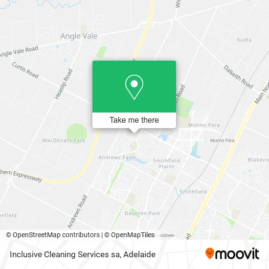 Mapa Inclusive Cleaning Services sa