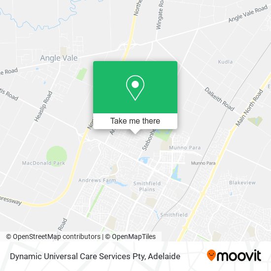 Mapa Dynamic Universal Care Services Pty