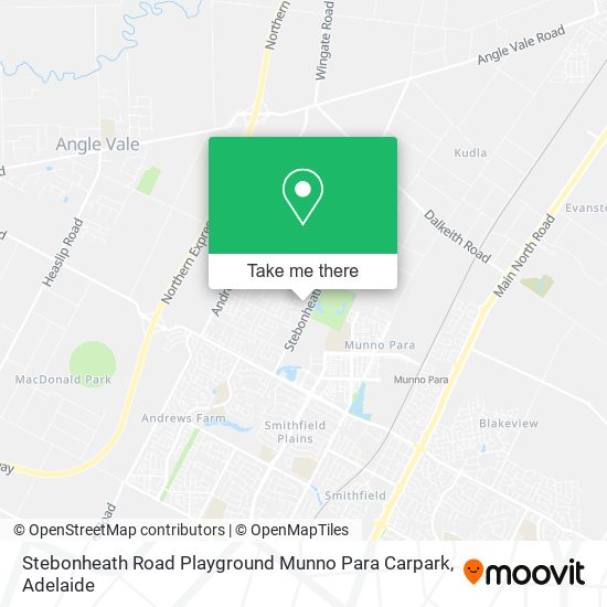 Mapa Stebonheath Road Playground Munno Para Carpark