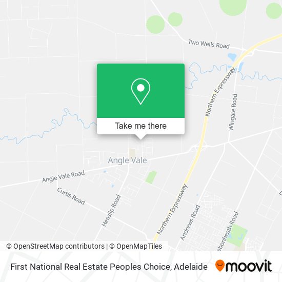 First National Real Estate Peoples Choice map