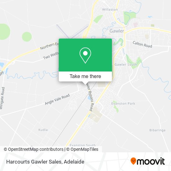 Harcourts Gawler Sales map