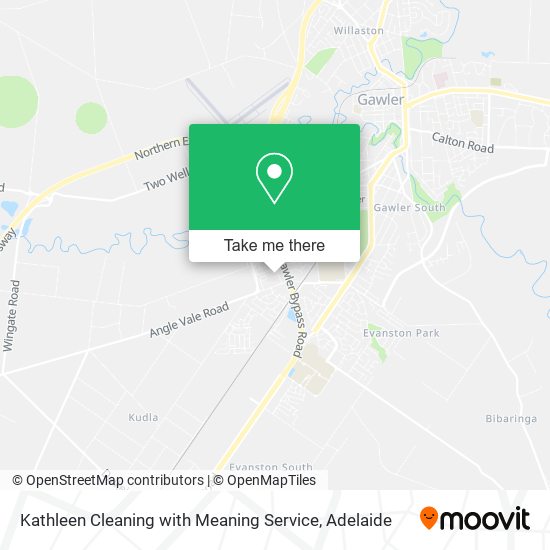 Kathleen Cleaning with Meaning Service map