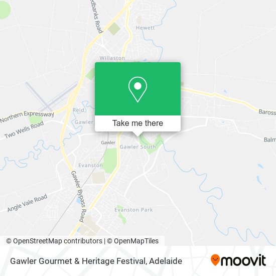 Mapa Gawler Gourmet & Heritage Festival