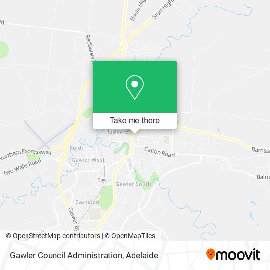 Gawler Council Administration map