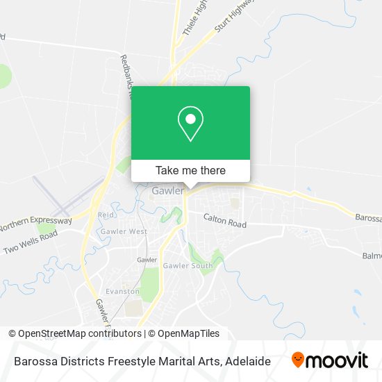 Barossa Districts Freestyle Marital Arts map