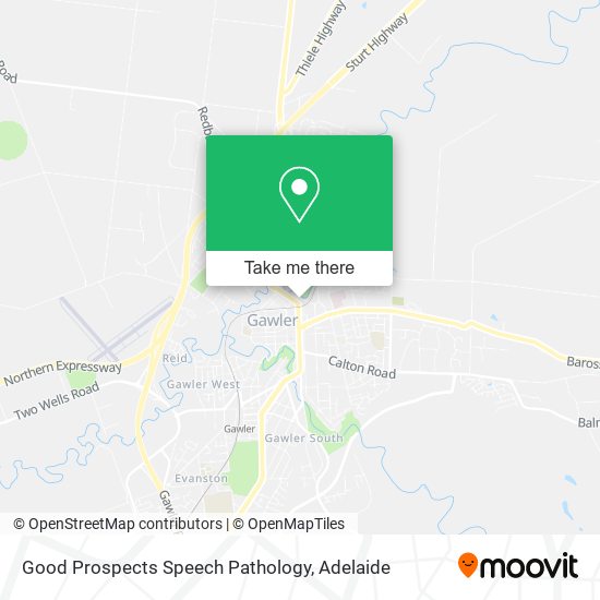 Mapa Good Prospects Speech Pathology