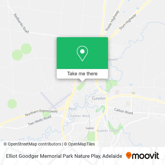 Elliot Goodger Memorial Park Nature Play map