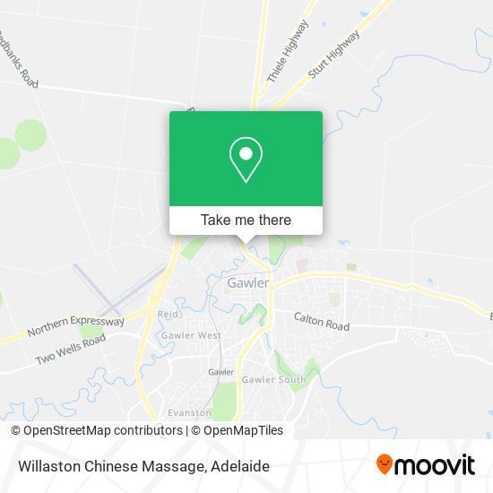 Willaston Chinese Massage map