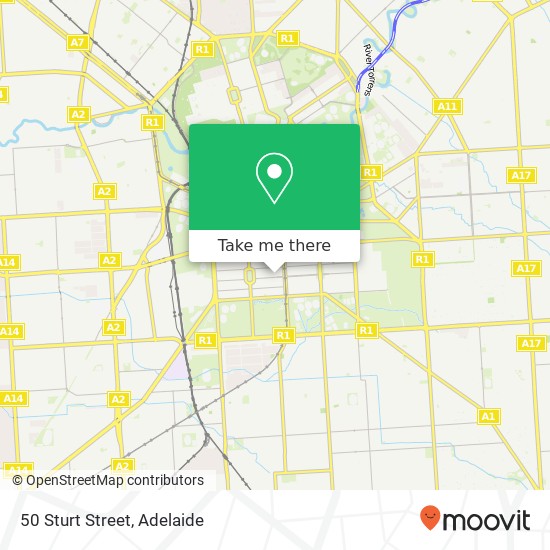 50 Sturt Street map