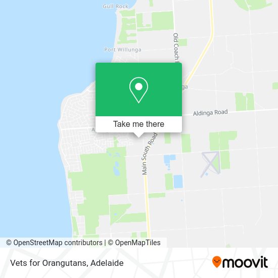 Vets for Orangutans map