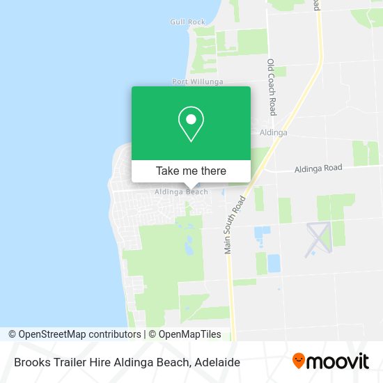 Brooks Trailer Hire Aldinga Beach map