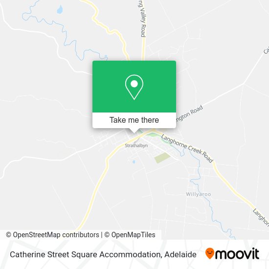 Catherine Street Square Accommodation map