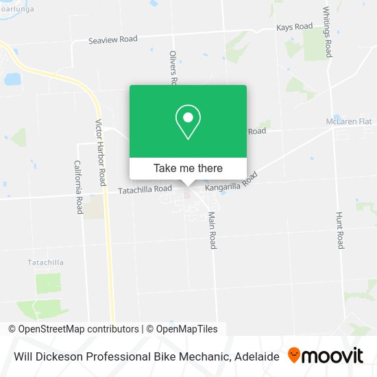 Will Dickeson Professional Bike Mechanic map