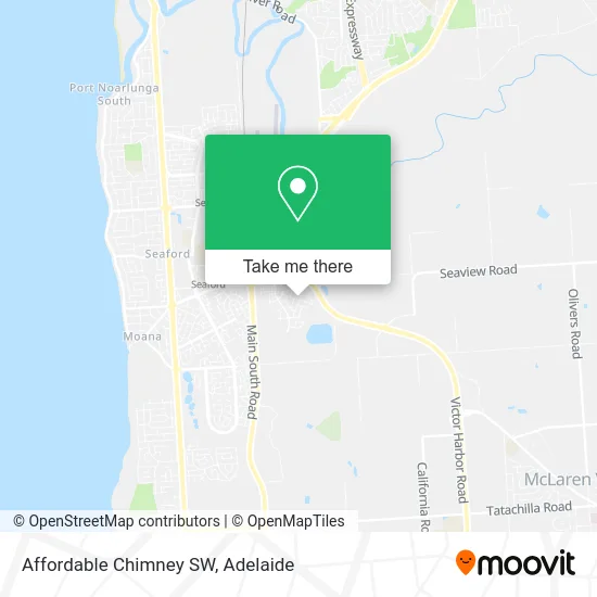 Affordable Chimney SW map