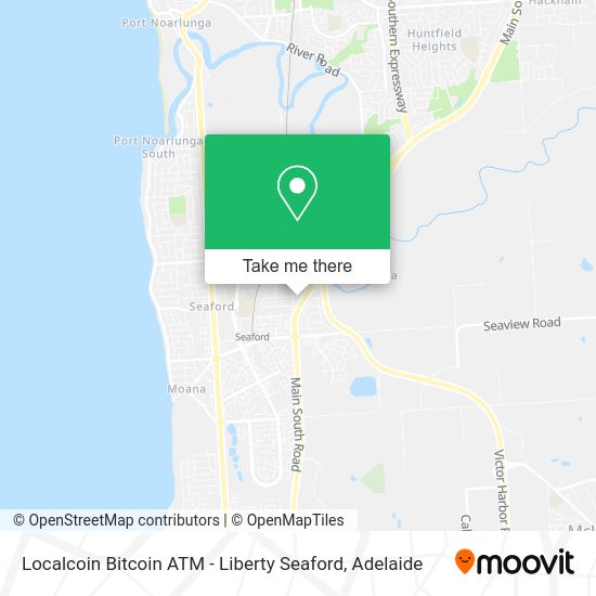 Localcoin Bitcoin ATM - Liberty Seaford map
